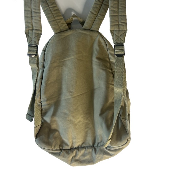 Polo Ralph Lauren Kids Canvas Polo Bear Bookbag Neutral School Travel - Picture 3 of 10